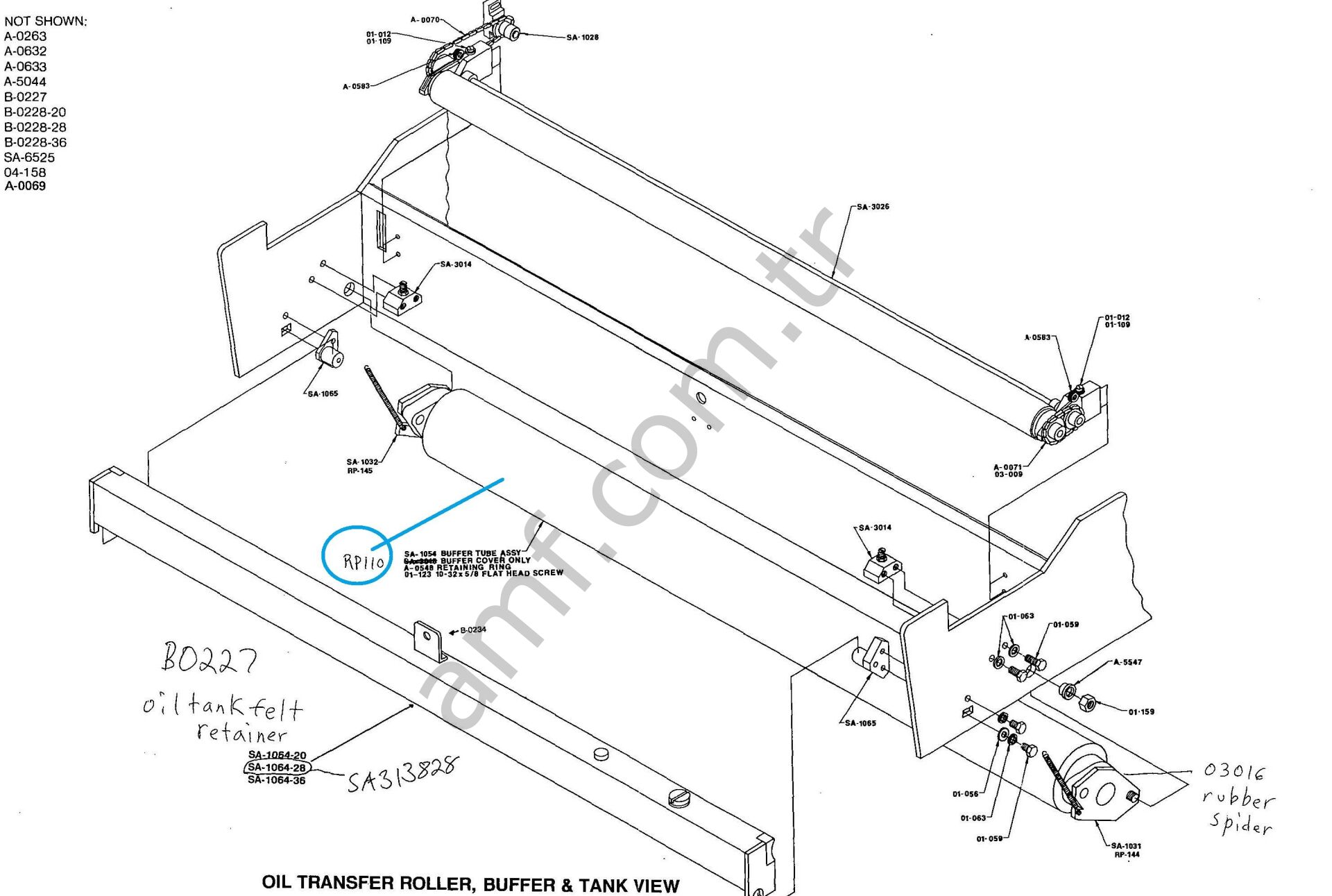 Ldd Buffer Tube Cover Assmbly_RP110 Yağlama