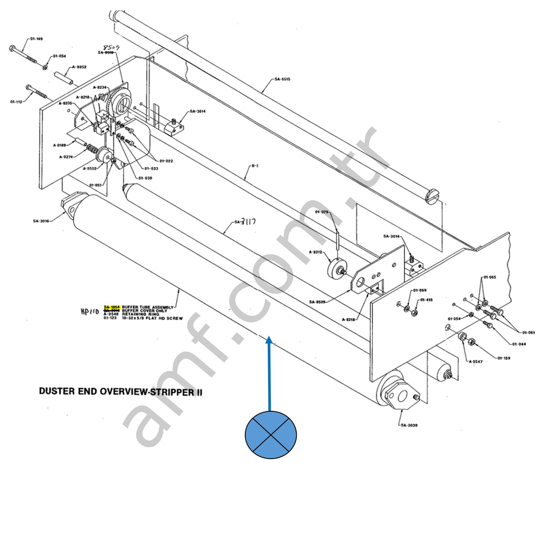 Buffer Tube Assembly_SA1054 Lc-100 Uyumlu Buffer