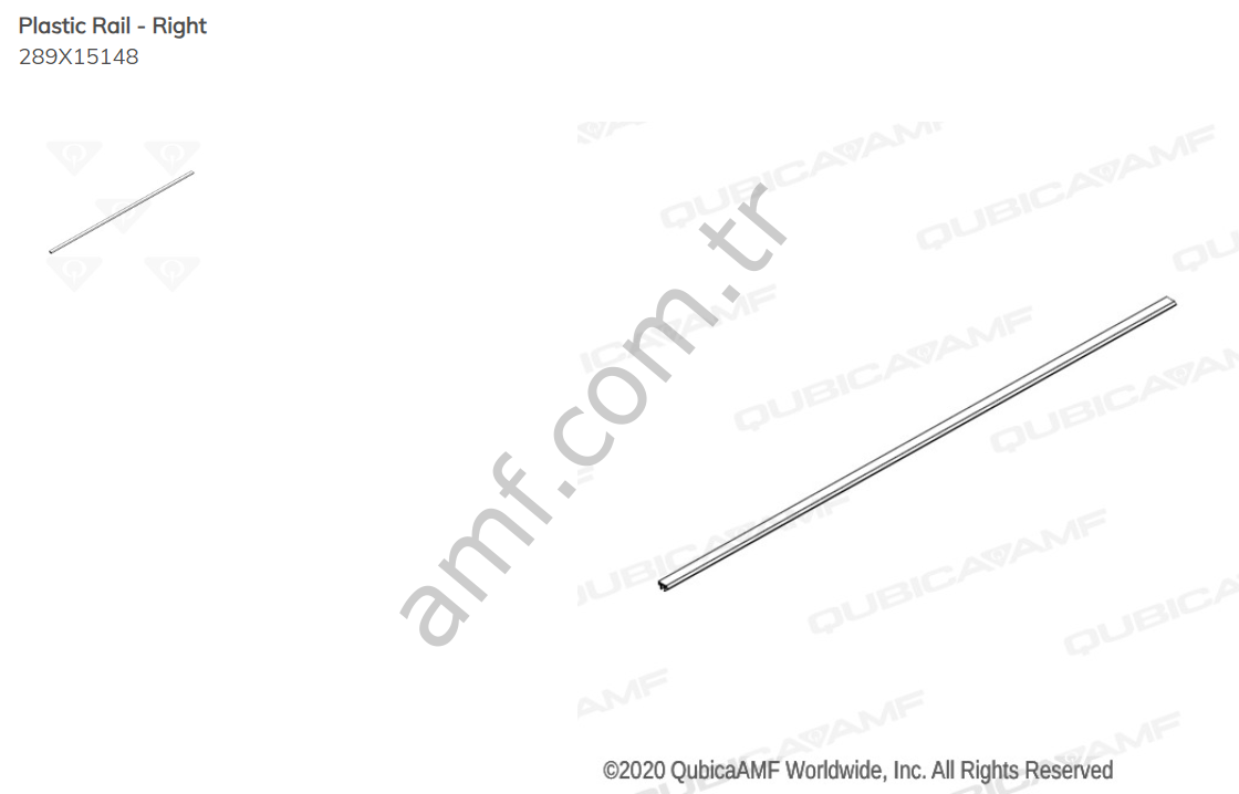 Plastic Rail - Right_289X15148 Hyper Bowlin Bumper Plastik Ray Sağ