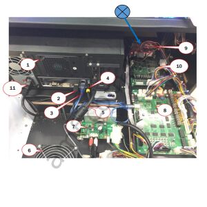 Driver Board_29711208002A/J140-455-000 Jetball Alley, Sürücü Kartı