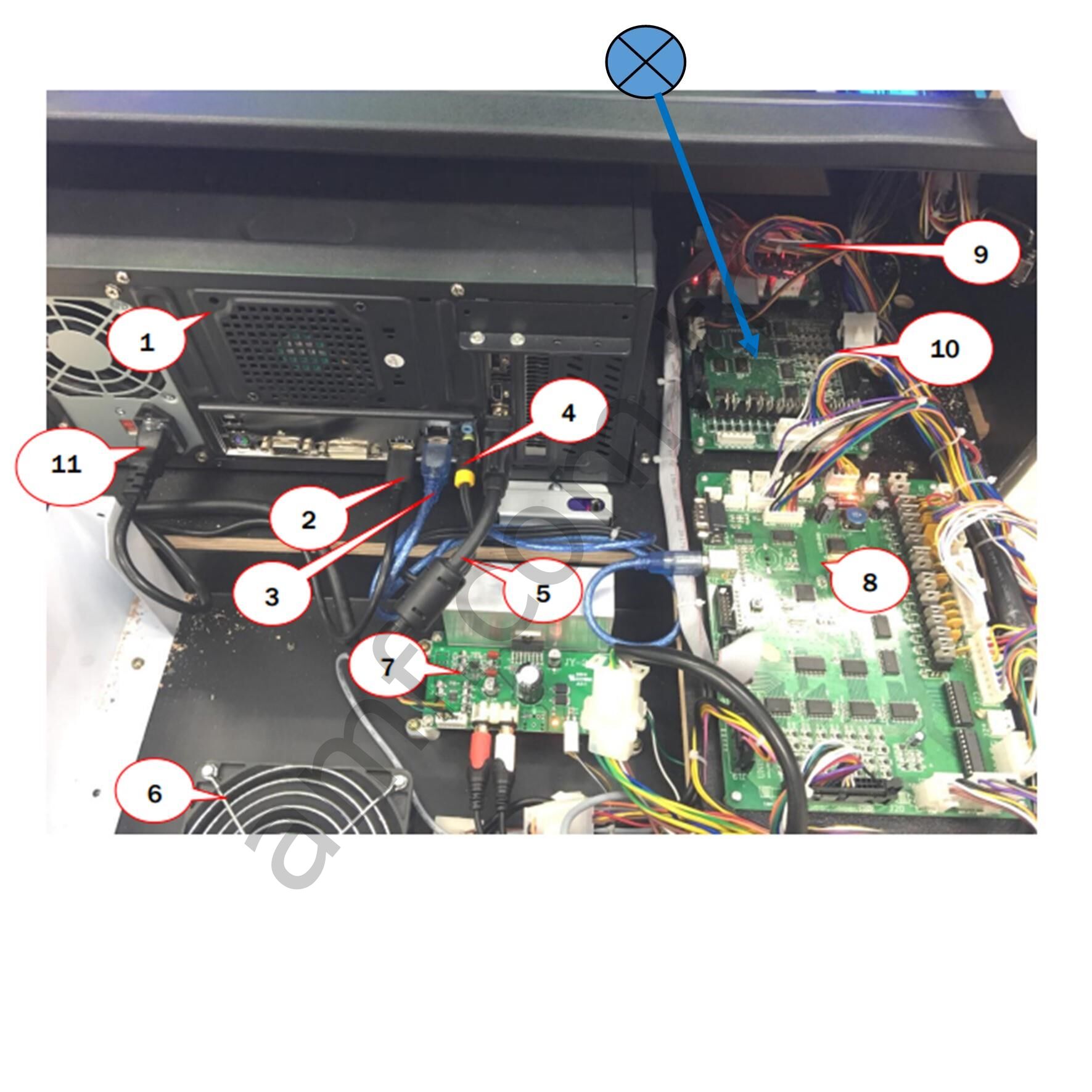 JBall M3 Expansion Board_29711702008A/J140-456-000 Jetball Alley, Genişletme Kartı, 29711702008A/J140-456-000
