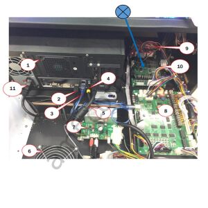 JBall M3 Expansion Board_29711702008A/J140-456-000 Jetball Alley, Genişletme Kartı, 29711702008A/J140-456-000