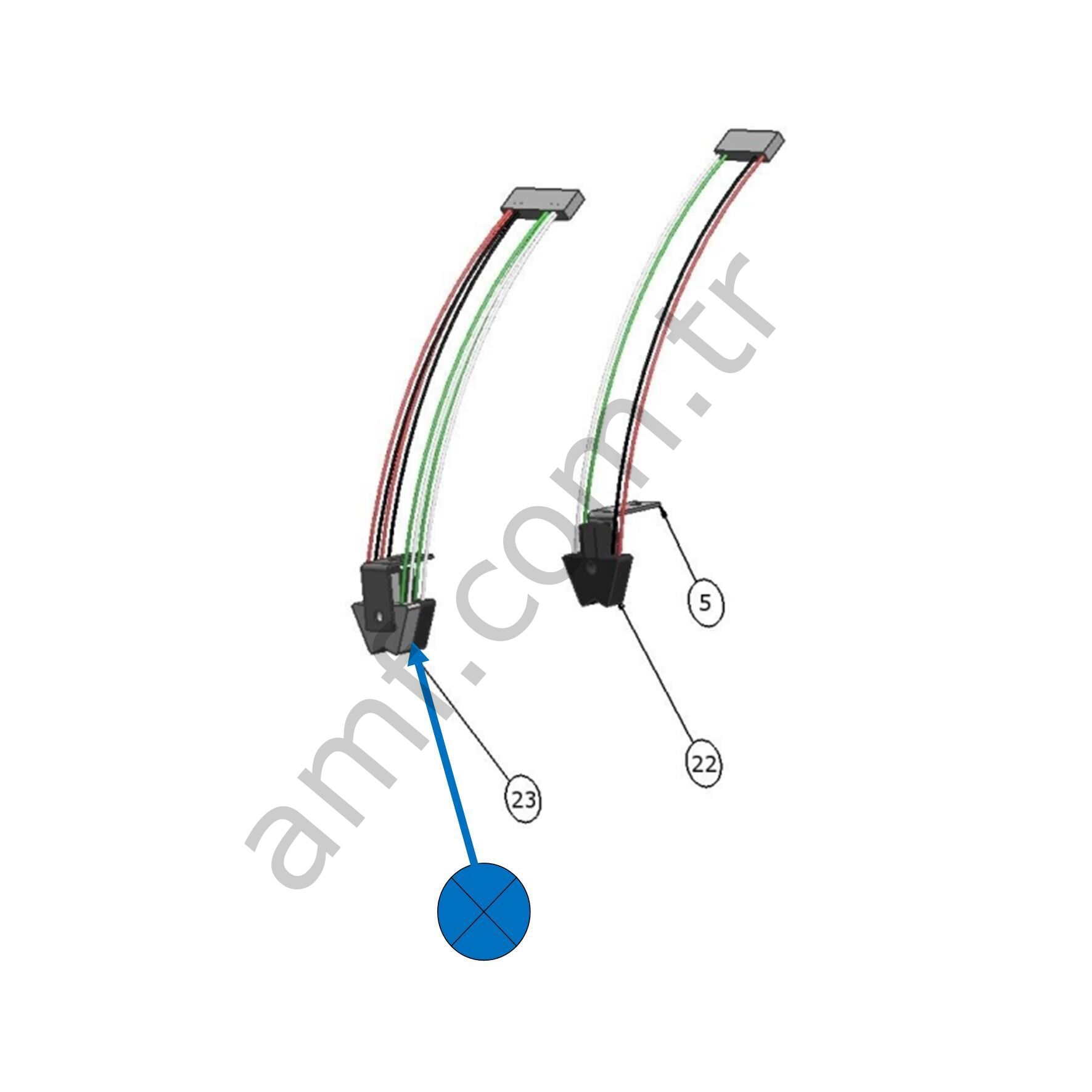 TE Dual Sensor DL-9000_SENS-DUAL/TE/3376 Ticket Eater, Dl-9000, 2 li Sensör Seti, Yeni Model.