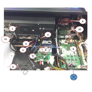 Jetball Al. M3 Mainboard_29791300001A/J140-459-000 Jetball Alley Anakart