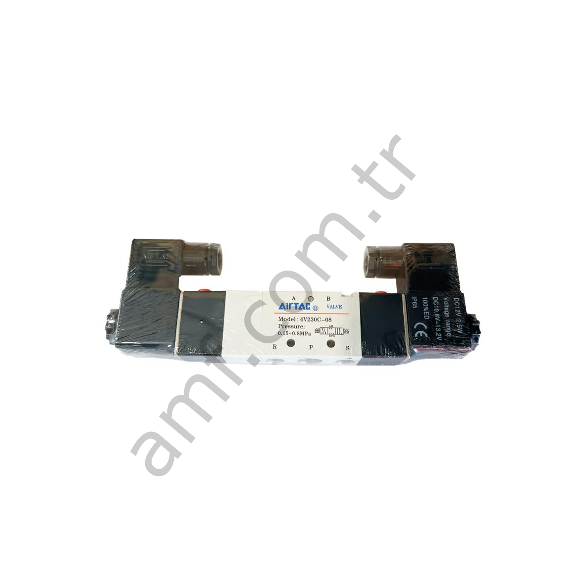 Air Valve_1.4.DCF001-00050 Asphalt Moto Blitz, Hava Solenoidi, Valfi_4V230C-08-F, 12Volt, LAI_LEA-410