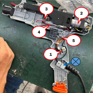 Gun Cable Fixing Bracket Plate_E125-0727-00 Elevator Action, Silah Kablosu Sabitleme Braketi