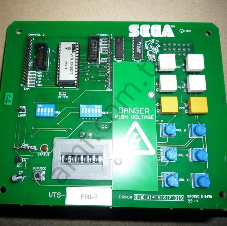 Sega Vts Board__VTS-FRI-T Sega, Servis Butonlu Kartı