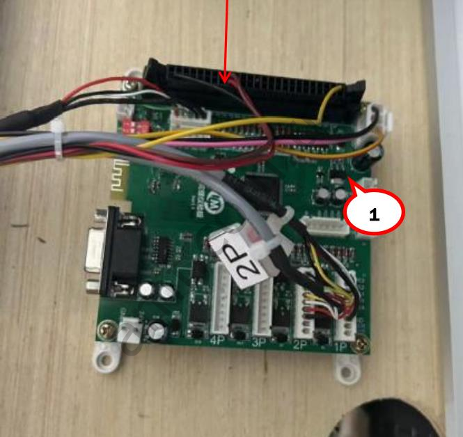 Elevator Action, Gun IO Board_E125-0347-00 Elevator Action, Silah I/O Kartı