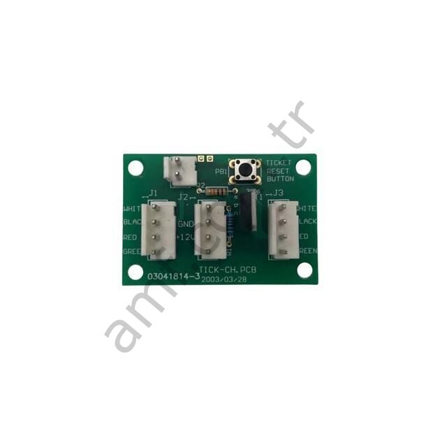Ticket Dispenser Pulse Converter_TICK-CH.PCB Unis, Bilet Dağıtıcı Darbe Dönüştürücü, Arayüz Kartı