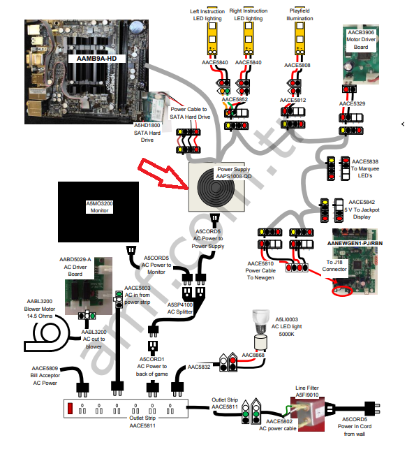 Power Supply_AAPS1008-QD Quik Drop, Güç Kaynağı, RV350-2, LC-8360BTX