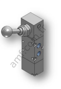 Pneumatic Joystick 1 Springed Ritter Crane, Pnömatik Kollu Valf, Joystick, Yaylı Kollu