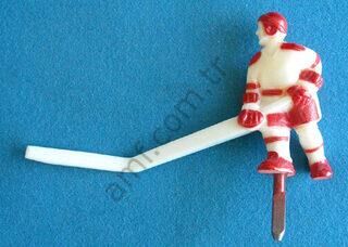 Super Chexx Player LongStick White/Red_SC7005A Super Chexx, Oyuncu, Uzun Kırmızı Beyaz