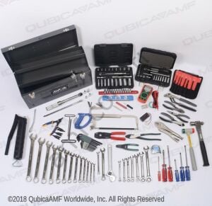 Delux Tool Kit_784528013 Bowling Lüks Alet Çantası Takımı, İnç Versiyon
