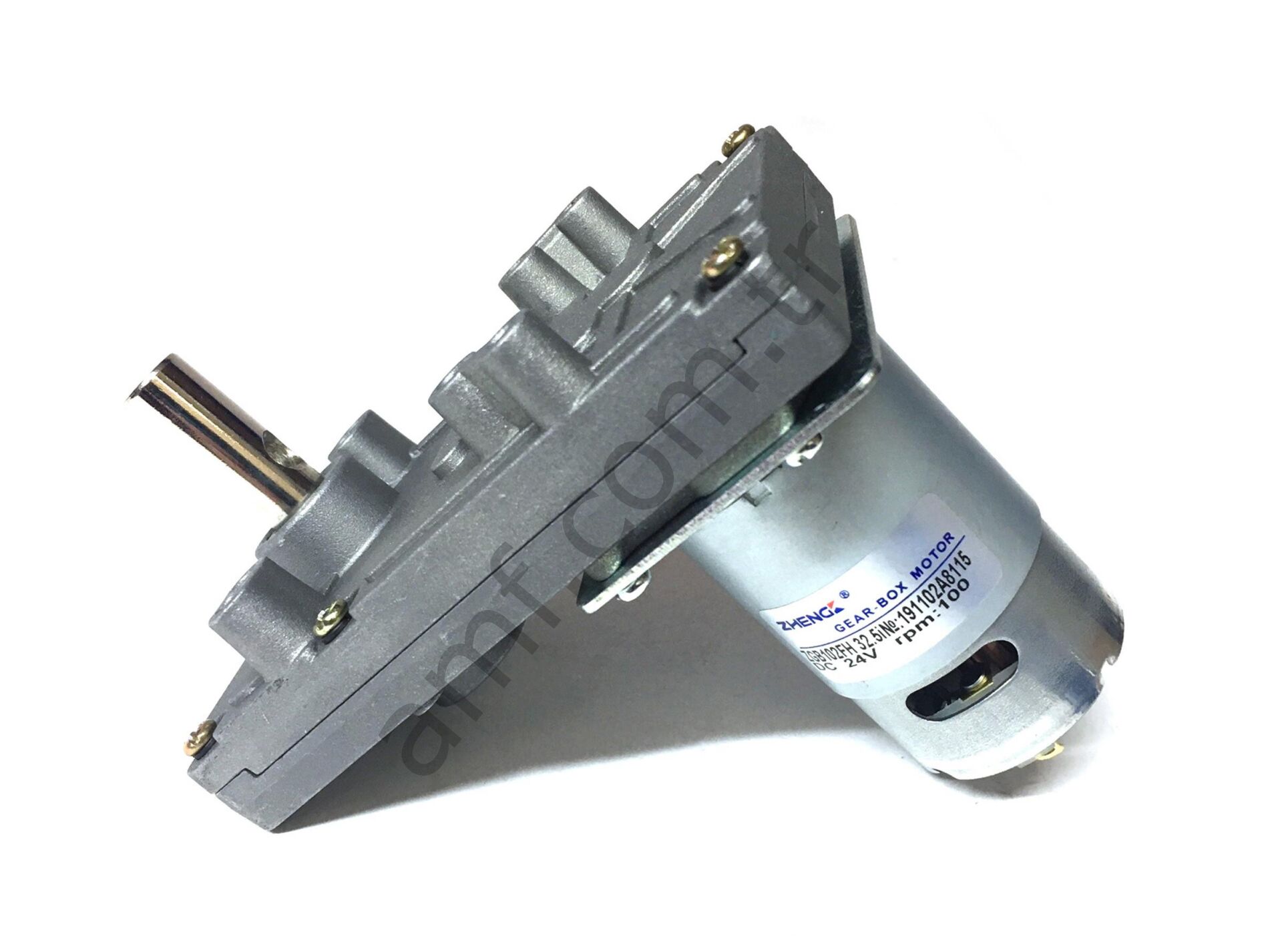 Target Motor (Up/ Down ) 24Volt 0.83A Fast Gun Man, Redüktörlü Motor 24 Volt_ZGB102FH DC24 Volt 100Rpm