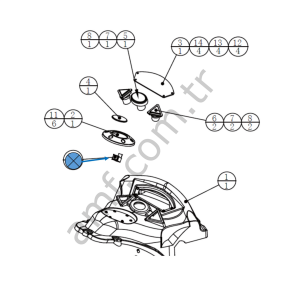 Acceleration Boost Button_2.1.WA10C010 Storm Rider, Boost Butonu, SEGA_602-20-100