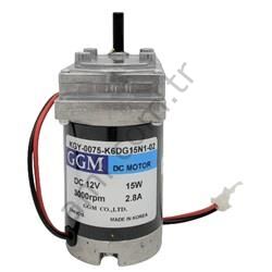 Ball Elevator Gear&Motor_MTIM0MOT002 Maze Escape, Top Taşıyıcı Redüktörlü Motoru, KGY-0075&K6DG15N1-02, 12v 15w 2.8a