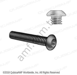 Cap Screw, Button Head 3/8-24X1 (BG10)_808566160 Buton Başlı Civata, 3/8-24X1