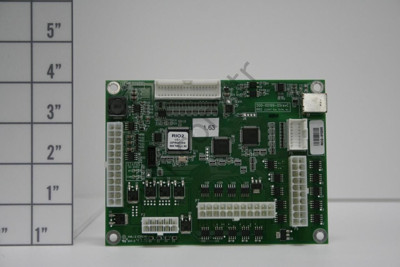 Wheel Of Fortune Pcba Main I/O_WE2034X Wheel Of Fortune, Ana Kartı ICE_WE2034X SEGA_500-00199-05