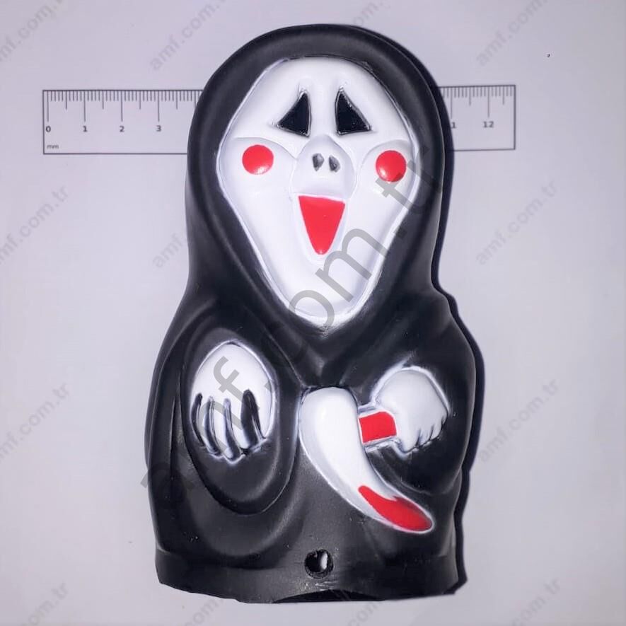 Feiloli Fright Night, Deat Head_A04DD000003A Fright Night, Siyah Plastik Kafa