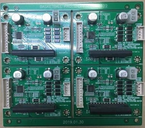 Stepping Motor Pcb Assy._ABSP0PCB004 Basketball Pro, Step Motor Sürücüsü, 65X 50 TB6560AHQ - 1CH