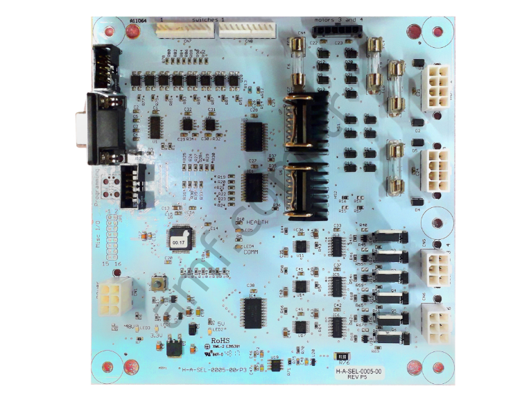 4 Channel Motor,6 Channel Drver Board_H-A-SEL-0005 Launch Code, Sürücü Kartı