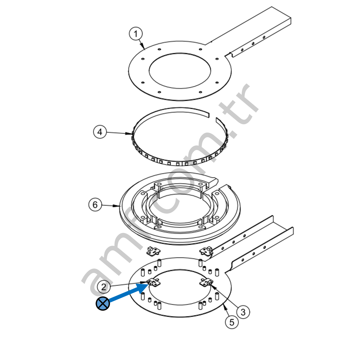 Pass Ring Receiver Board_KMSEN-1810-188A Sync Pong, Alıcı Sensör Kartı