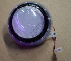 Zombie Snatcher, Button Rgb Led Style_ZS2005 Zombie Snatcher, World Pro Football Led Çerçeveli Buton, Siyah Trim