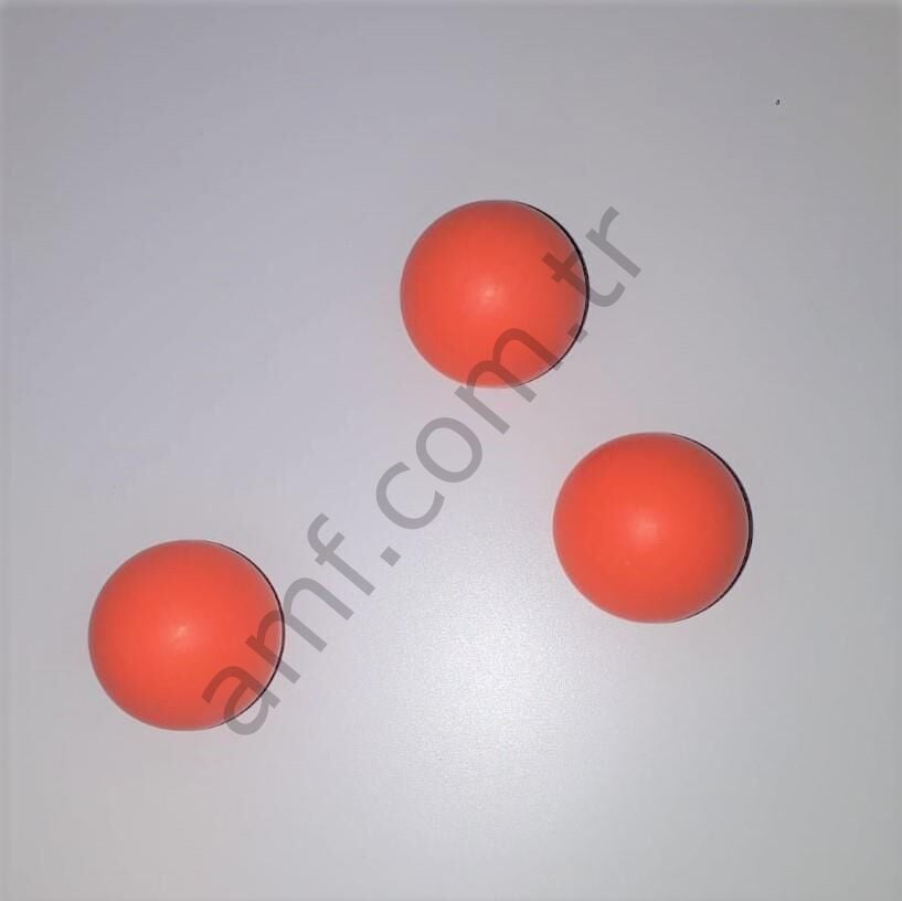 Hard Plastic Ball, Orange, 35mm Zombie Night ,Out Break, Ball Shooting, Top 35 mm Sert, Turuncu