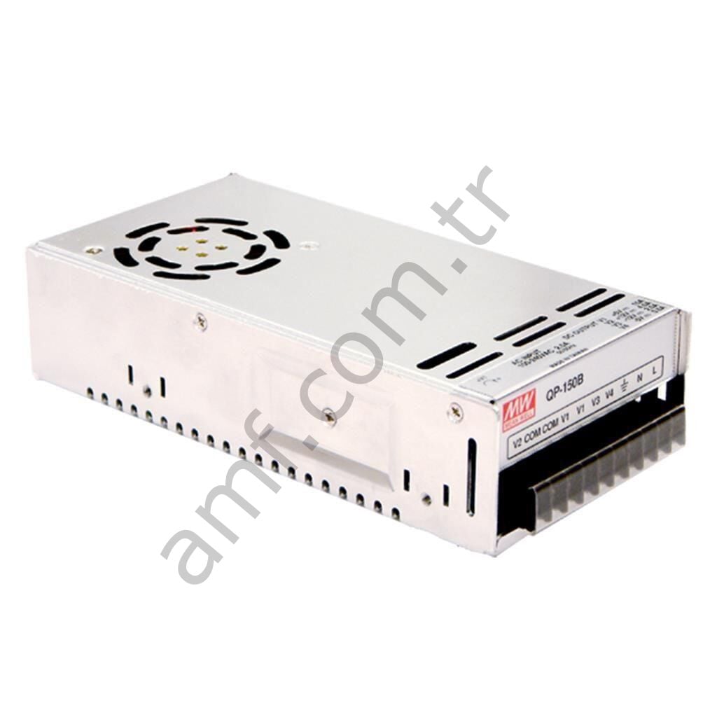 Power Supply, 5v,12v,24v,-12v  Mean Well QP-150D Mars Sortie Elektrik Güç Kaynağı, 5Volt, 12Volt, 24Volt, -12 Volt