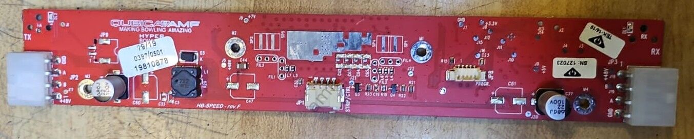 Hyper Bowling Speed Board_289X13165 Bumper Hyper Sistemi, Ray İçi Sensör&Led Kartı, Alternatif : 048-300-001