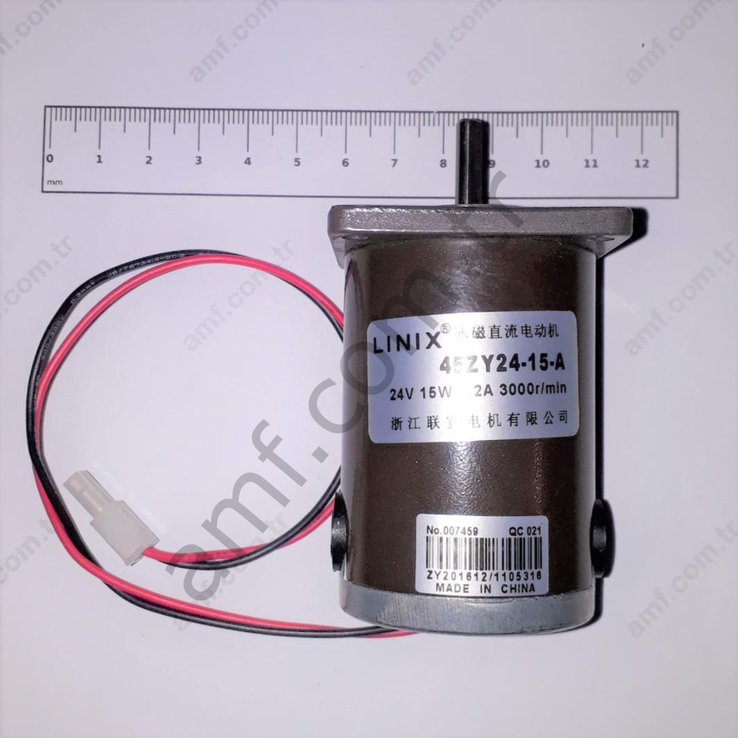 Ball Shooter Motor_Linix 45ZY24-15-A 3000RPM Zombie Out Break Ball Shooting, Fırlatma Motoru, 24Volt 15Watt 1.2Amper