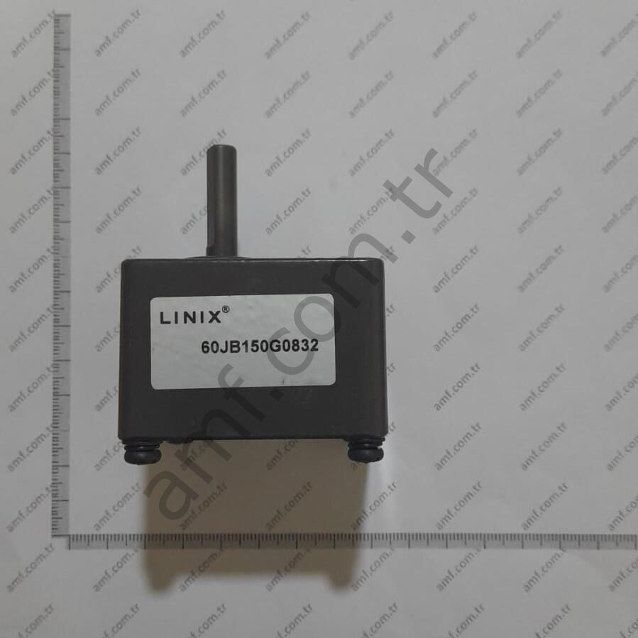 Linix Gearbox 60JB150G0832 1:150 8mm Shaft Linix Redüktör 60JB150G0832