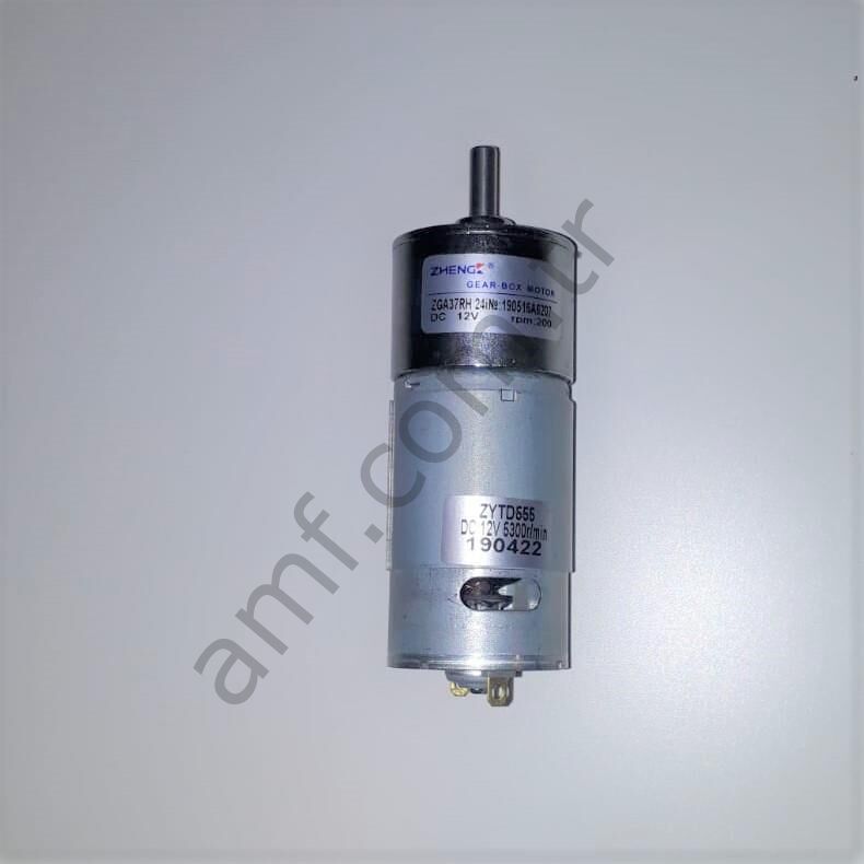 Gear&Motor_ZGA37RH 12V 200RPM Zombie Out Break Ball Shooting, Redüktörlü Motor 12 Volt 200Rpm