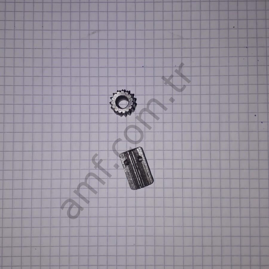 Long Gear Accelerator Pedal, 15 Tooth_ 604-20-097 Potansiyometre Dişlisi, 15 Diş Metal