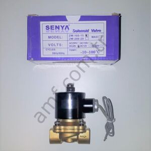 Solenoid Valve_Senya 2W-160-15-12v Zombie Out Break Water Shooting, Solenoid Valf 12Volt Dc