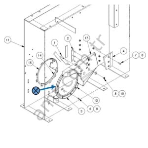 Ring Door Upper Odd  ( TMS )_9203001-2 Tms, Top Çıkışı Halkası, Üst, Tek Nolu/Odd Makine