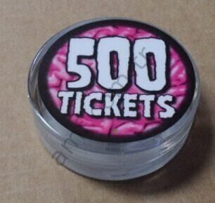 Zombie Snatcher, Asy Puck 500 TICKETS_ZS7009X Zombie Snatcher, 500 Bilet Rfid Disk