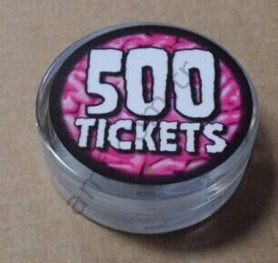 Zombie Snatcher, Asy Puck 500 TICKETS_ZS7009X Zombie Snatcher, 500 Bilet Rfid Disk