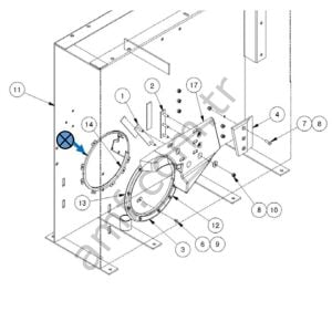 Ring Door Upper Even ( TMS )_9203001-4 Tms, Top Çıkışı Halkası, Üst Çift Nolu/Even Makine