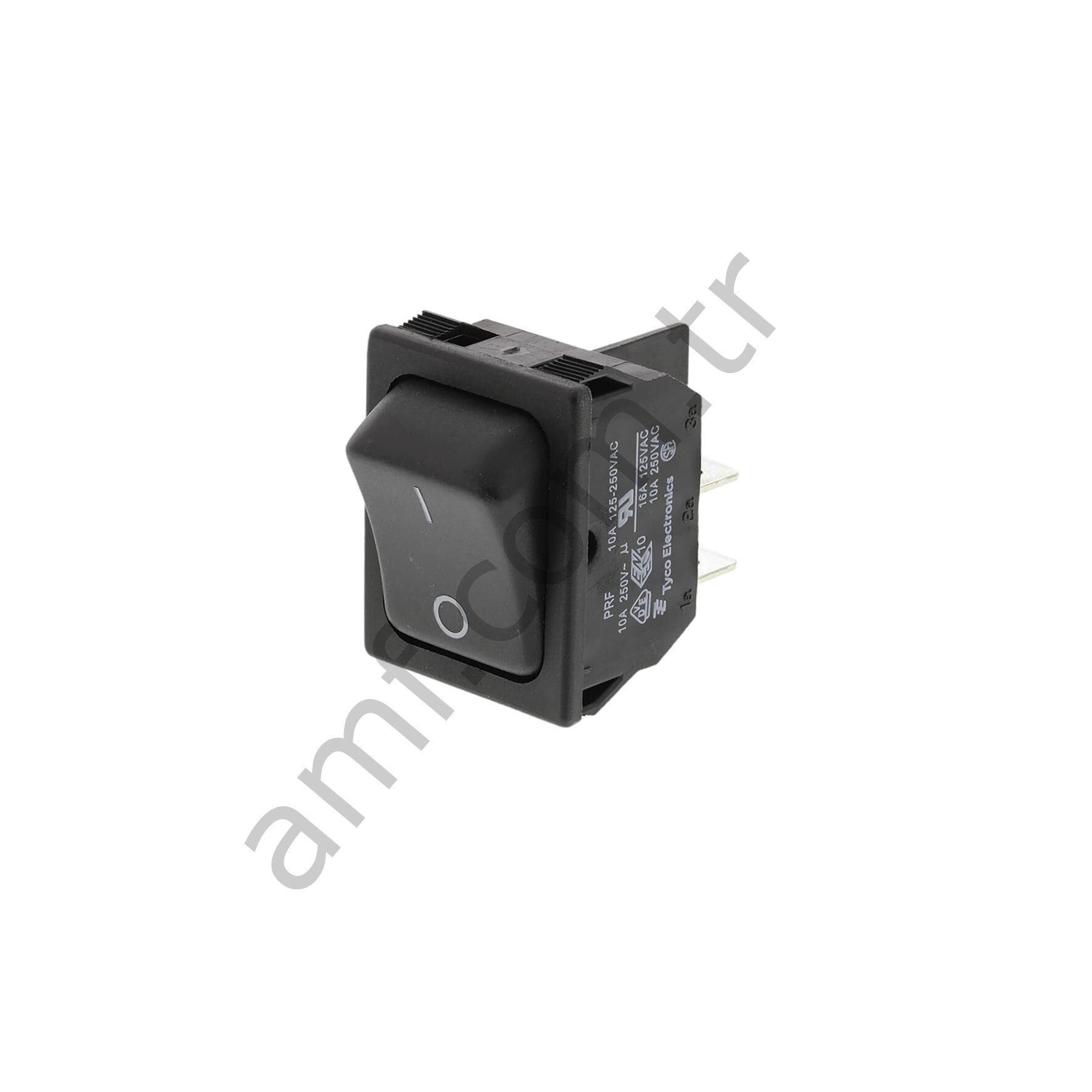 Power On-Off Switch_PRF 10A 125-250Vac Elektrik Açma Kapama Düğmesi, Anahtarı_10 Amper 125-250Vac