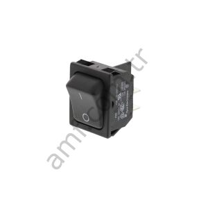 Power On-Off Switch_PRF 10A 125-250Vac Elektrik Açma Kapama Düğmesi, Anahtarı_10 Amper 125-250Vac
