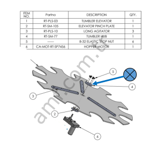 Ring Toss,Tumbler Hub_RT-SM-77 Ring Toss, Halka Çarkı Göbeği