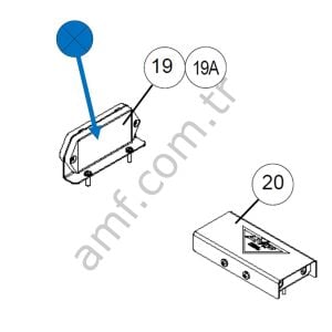 Ball Dedector Reflector_088000121 Top Sensörü Reflektörü, Alternatif Kit Olarak: 088-001-292