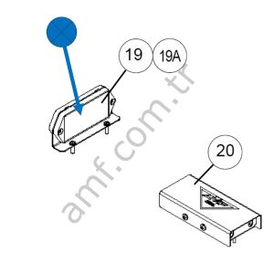 Ball Dedector Reflector_088000121 Top Sensörü Reflektörü, Alternatif Kit Olarak: 088-001-292