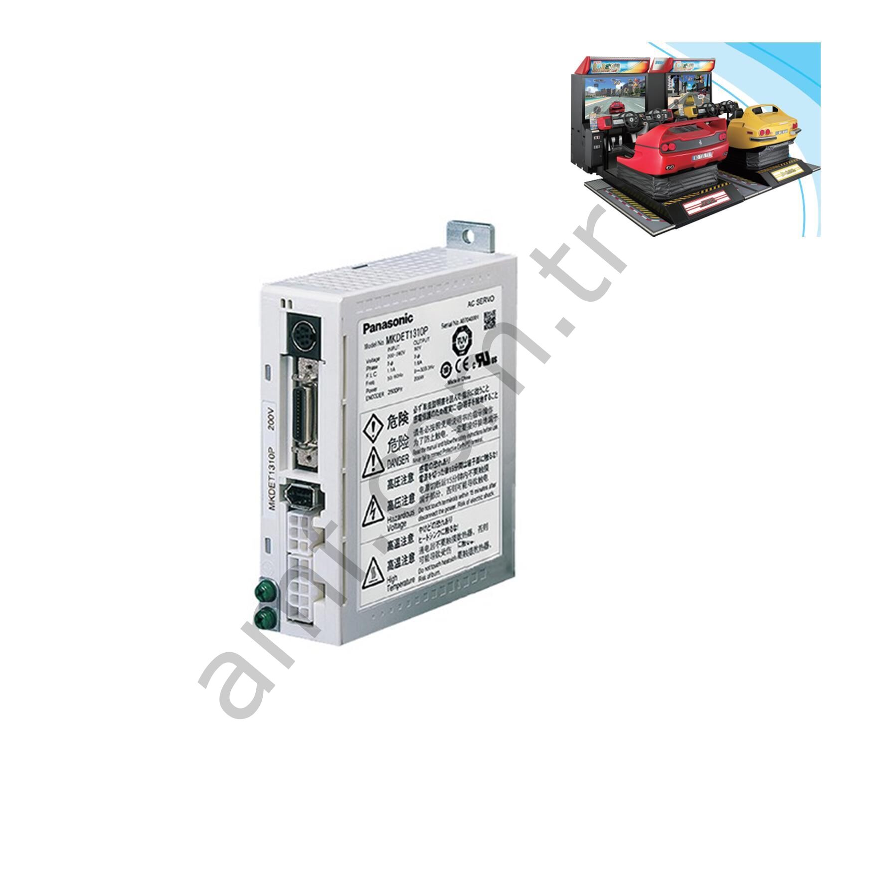 Ac Servo Motor Driver 400Watt_835-14616-02-91  Sega_Panasonic MLDET2510P 400Watt Motor Sürücü
