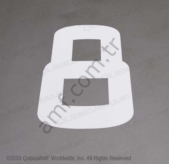 Lane Number Decal #8 Şerit Numarası Çıkartması #8