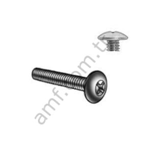 Screw, Pan Head, 10-32x0.50 (BG10)_813540082 Buton Başlı Civata, Yıldız, 10-32x0.50, Adet Dist.Çene Tekerlek vidası