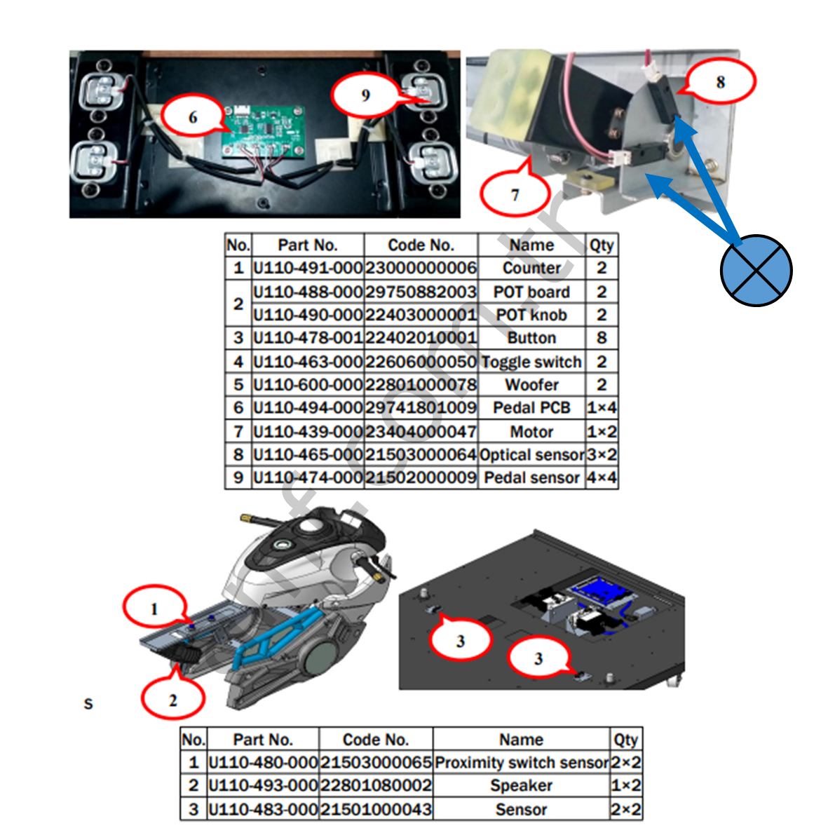 F Type Optical Sensor_U110-465-000 Vr Ultra Moto, F Type Sensor Switch