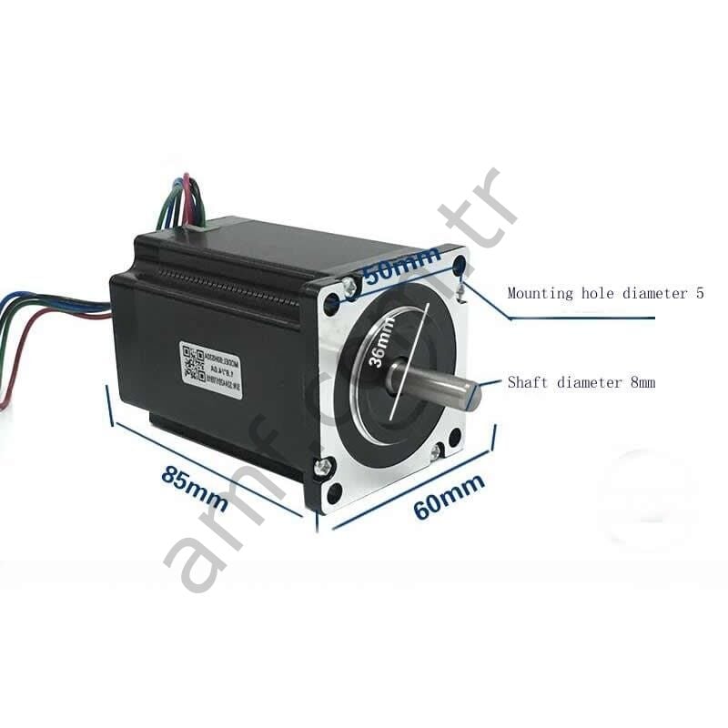 Jersey Wheels, Step Motor_60HS30A Step Motor, 60HS30A 4.0A 3N.M 2.7mH Adapter DM556 2 Faze