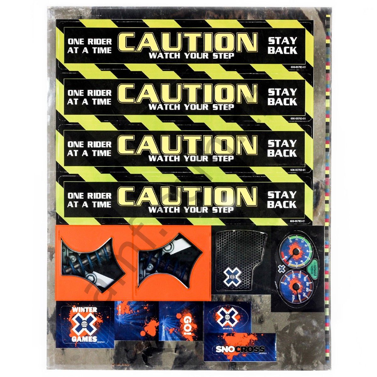 Snocross Decal Set_999-00005-01 Snocross, Etiket Seti